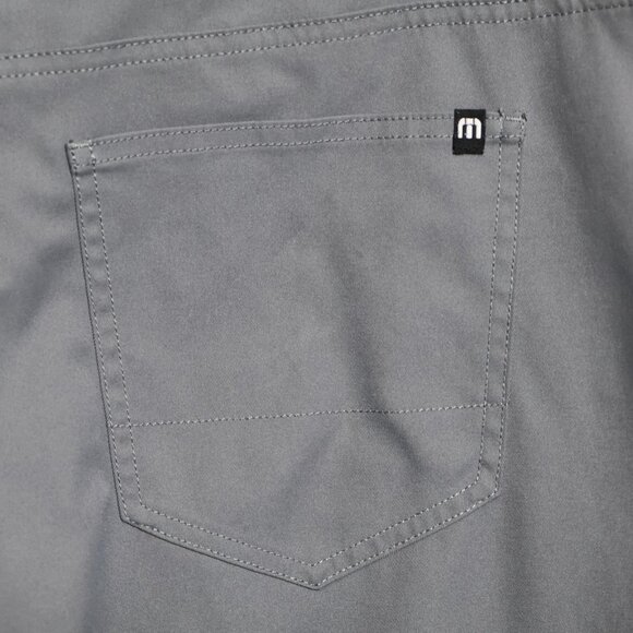 Travis Mathew Level Up Pants Mens 36 Gray Golf Performance 5-Pocket Lightweight - Picture 7 of 14